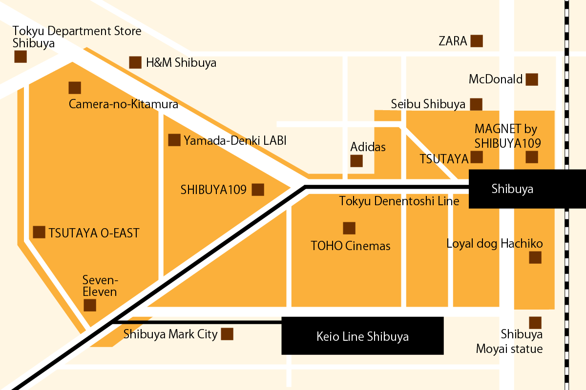 May ii App UtilityArea Tokyo Shibuya Map